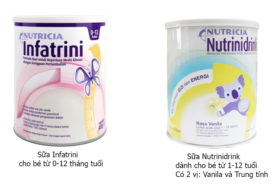 Sữa Nutrinidrink và Infantini có giống nhau không?
